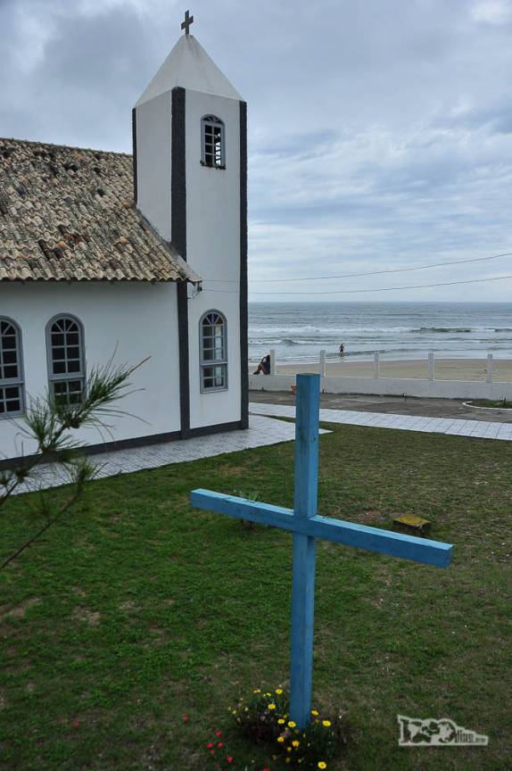 A igreja da Prainha, a mais bela no Farol de Santa Marta, litoral sul de Santa Catarina